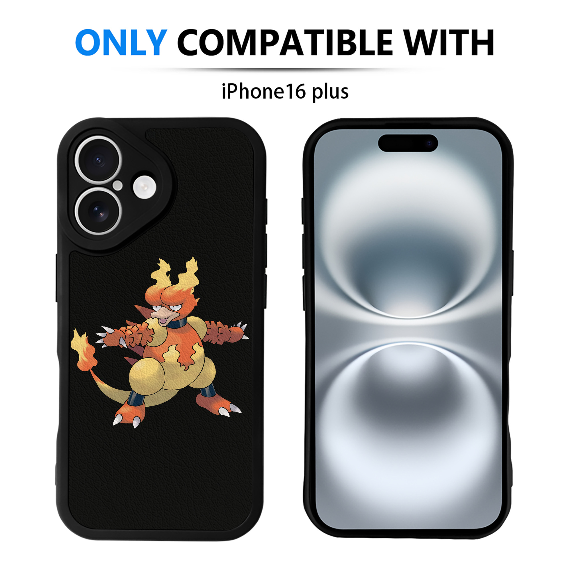 （画像用） ポケットモンスター Pokémon 【iPhone 16シリーズ対応】シリコンスマホケース（レザー調） 材質：シリコン